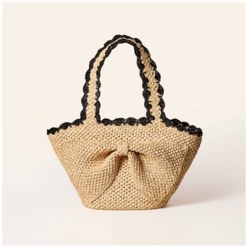Kate Spade Target collab Bow Rafia Bag